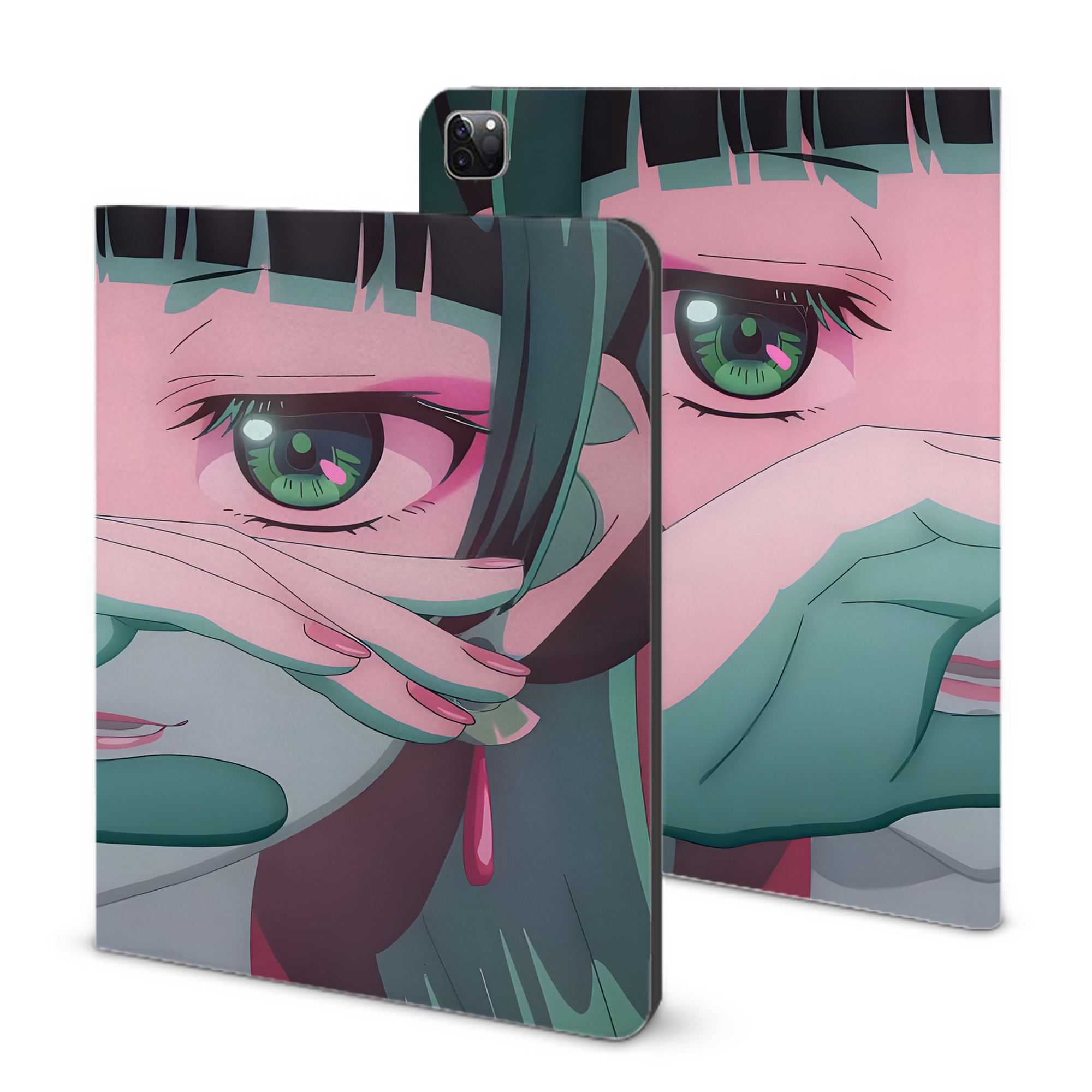 （画像用） 薬屋のひとりごと The Apothecary Diaries IPad ケース ブック型 PUレザー TPU 耐衝撃 軽量 薄型 ペン収納なし 全面保護 IPad 各モデル対応